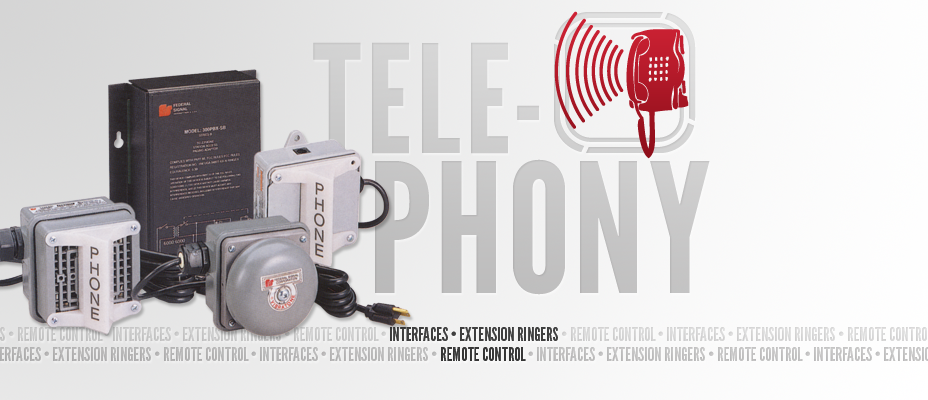 #telephonycaption Federal Signal Telephony